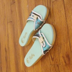 Flogg Clog Sandals Platform Slides, 7.5